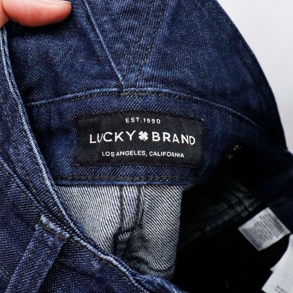 Lucky Brand Bridgette Slim Straight Denim Overall - Picture 11 of 12